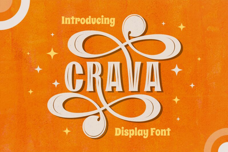 CRAVA Schriftart
