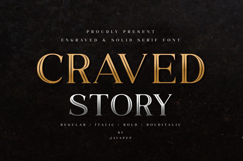 Craved Story Czcionka