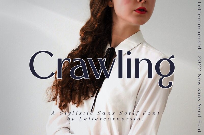 Crawling フォント