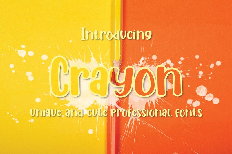 Crayon Шрифт