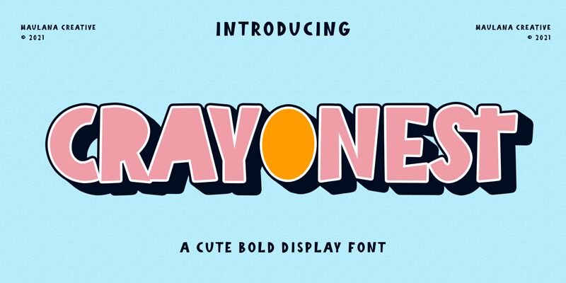 Crayonest Schriftart