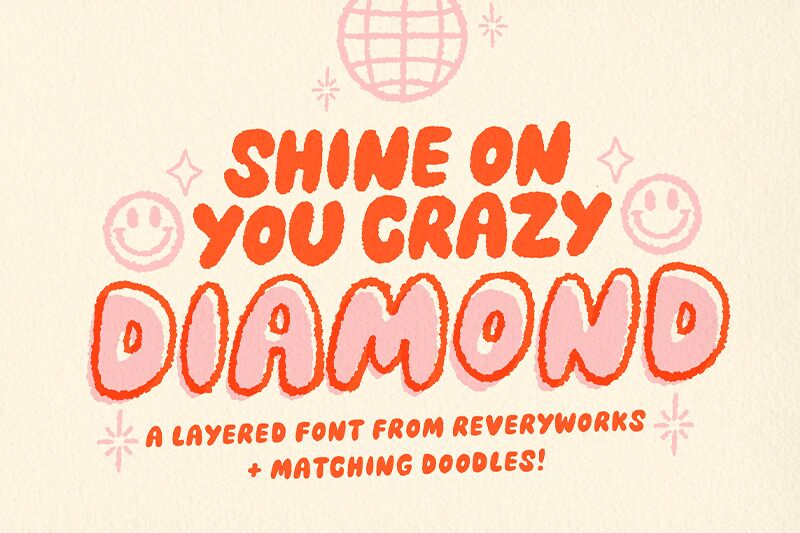 Crazy Diamon Schriftart