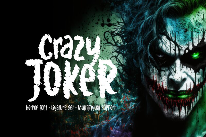 Crazy Joker Schriftart