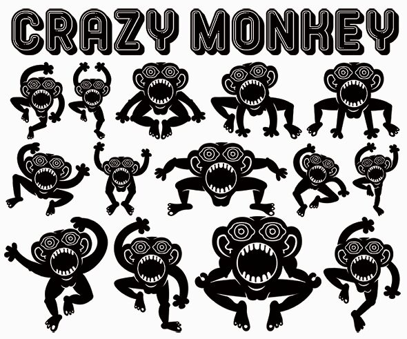 Crazy Monkey Carattere