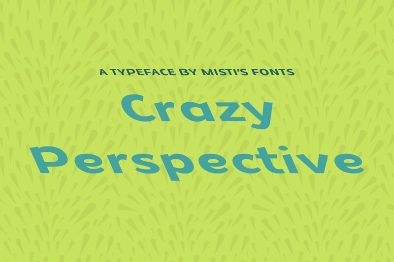 Crazy Perspective Schriftart