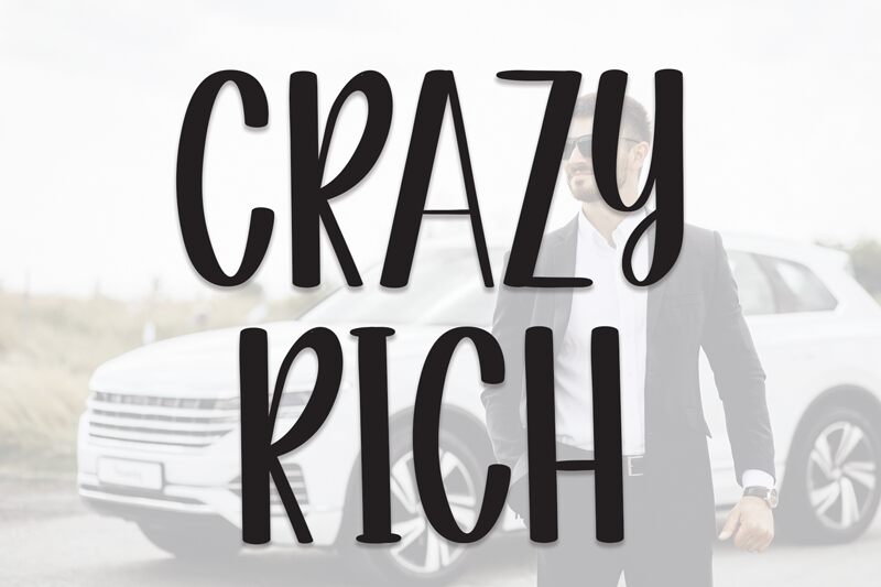 Crazy Rich Schriftart
