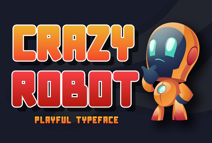 Crazy Robot الخط 