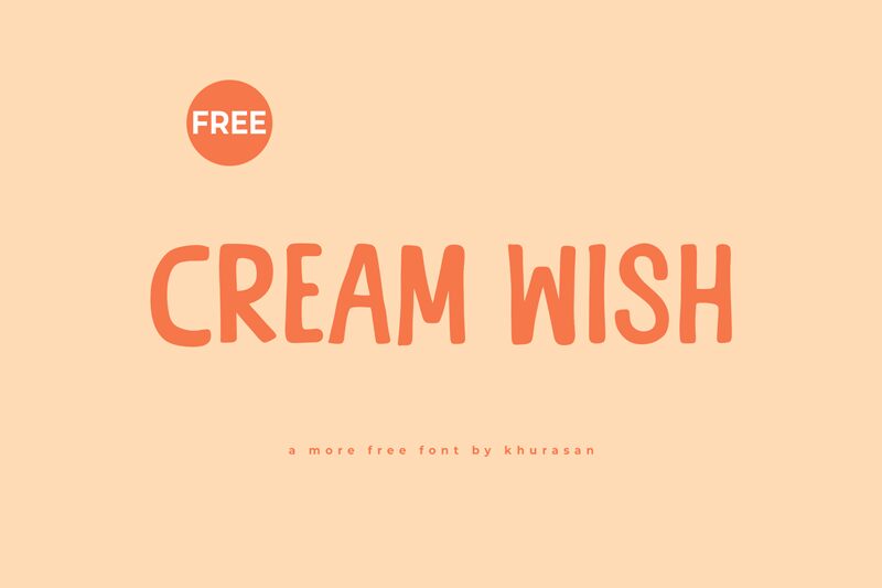 Cream Wish Druh písma