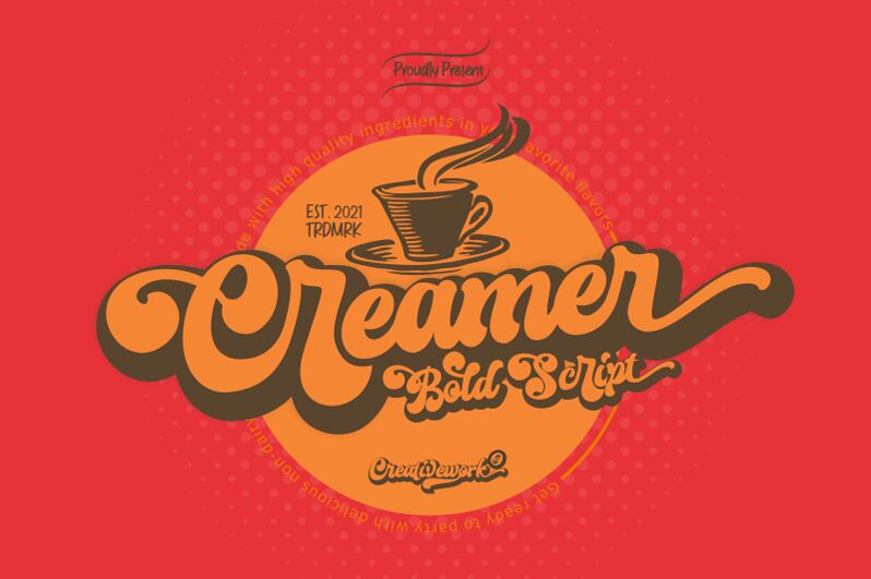 Creamer フォント