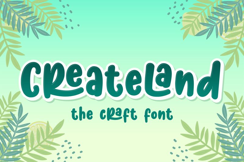 Createland Schriftart
