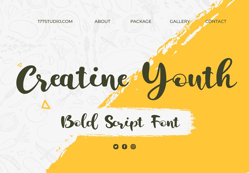 Creatine Youth Schriftart