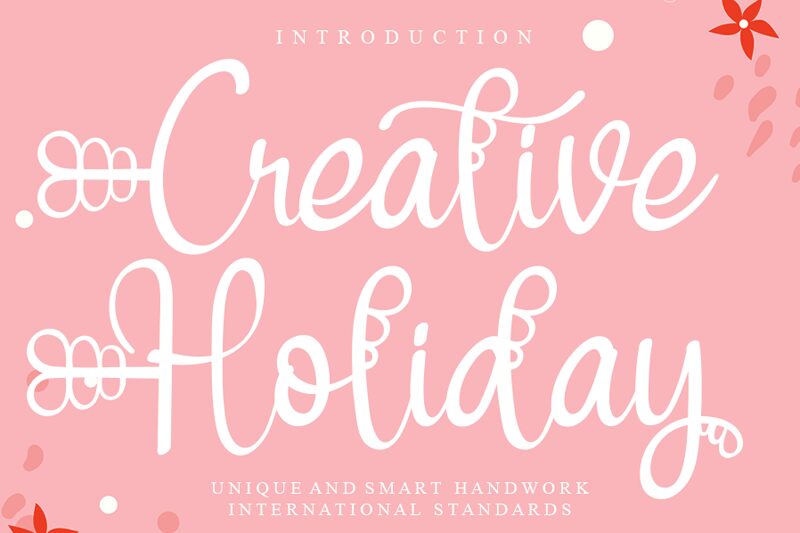 Creative Holiday Font