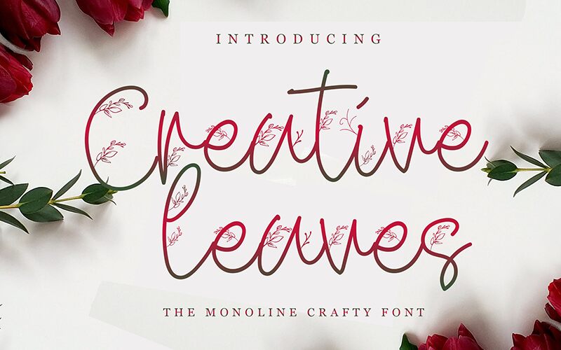 Creative Leaves フォント