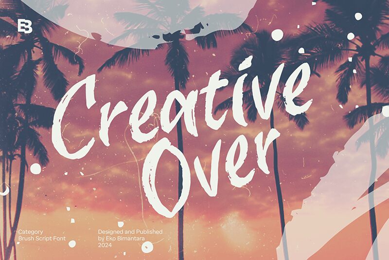 Creative Over Schriftart