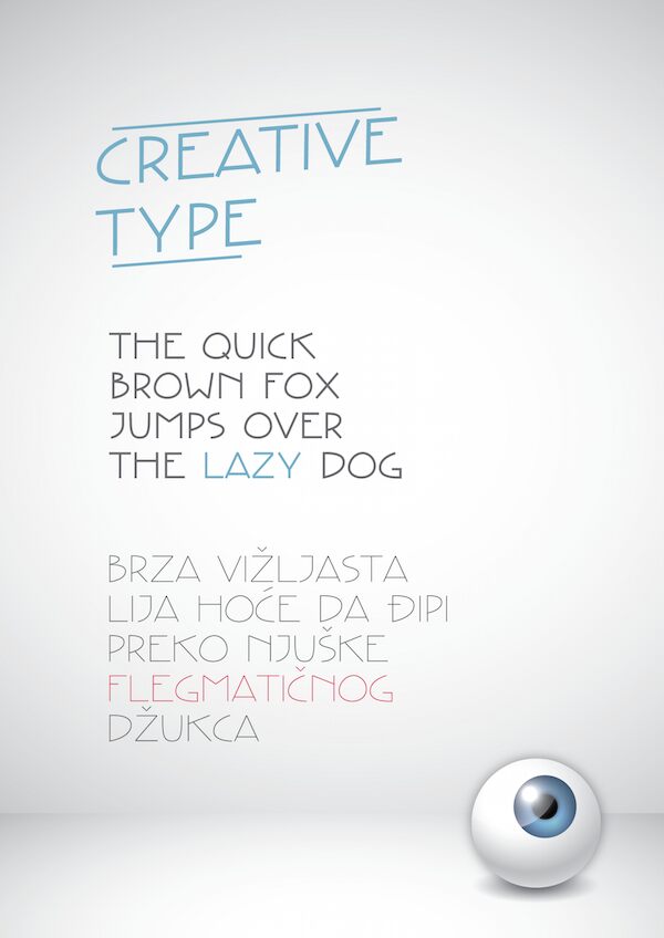 Creative Type Schriftart