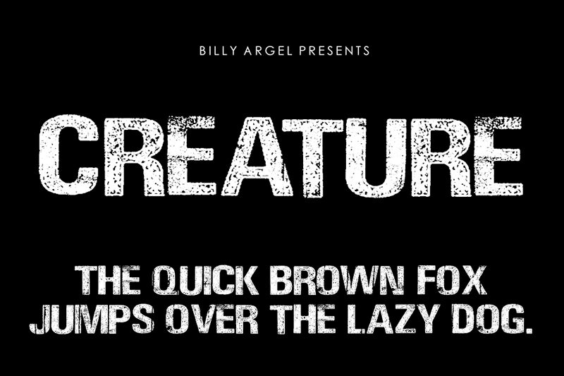 Creature Font