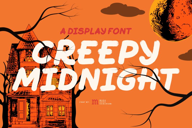 Creepy Midnight Schriftart