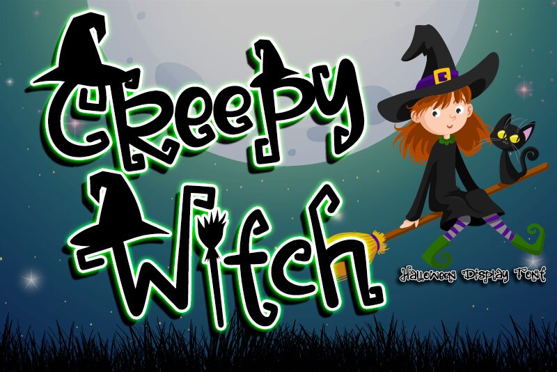 Creepy Witch Schriftart