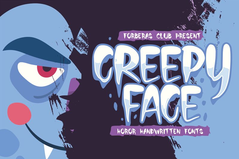 Creepy Face Schriftart