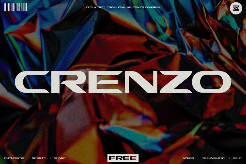CRENZO Czcionka