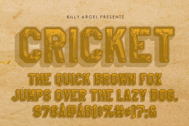 CRICKET Schriftart