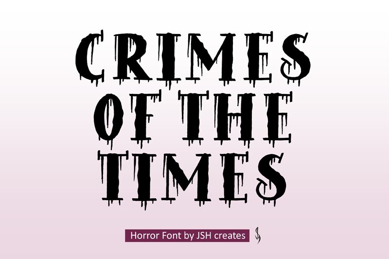 Crimes of the Times Schriftart