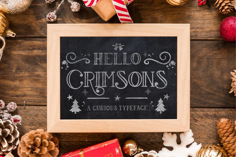 CRIMSONS الخط