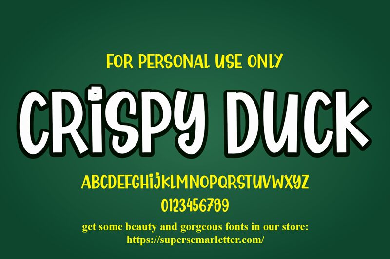 Crispy Duck Carattere