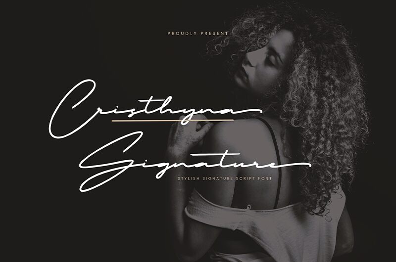 Cristhyna Signature الخط