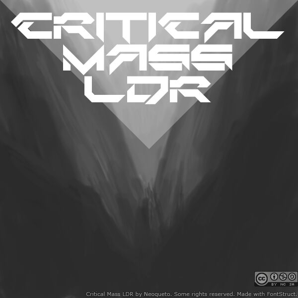 Critical Mass LDR Schriftart