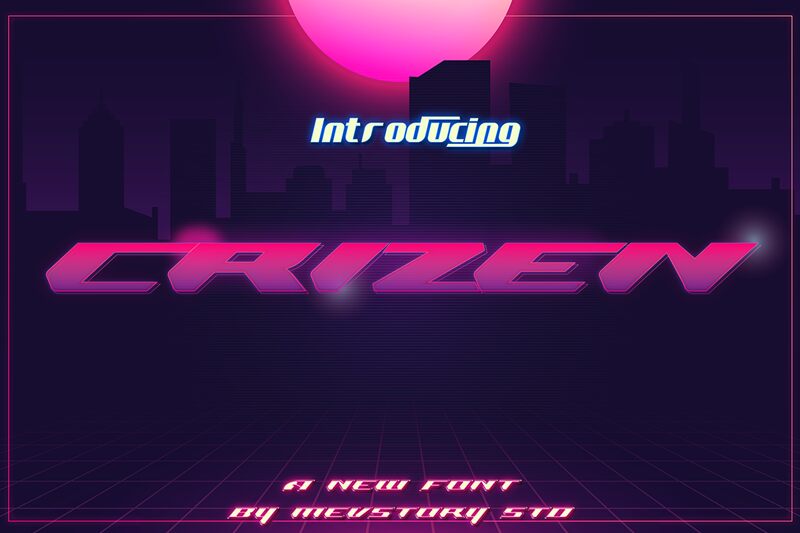 Crizen Шрифт