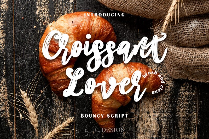 Croissant Lover Schriftart