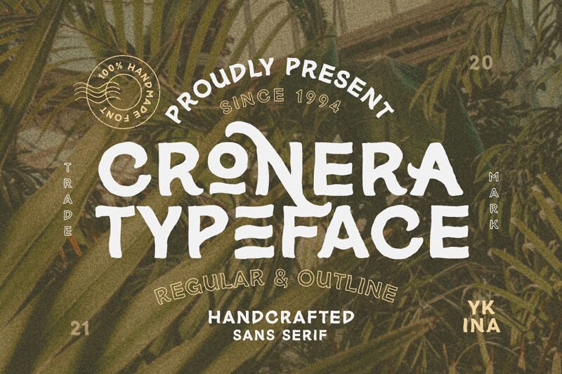 Cronera Schriftart