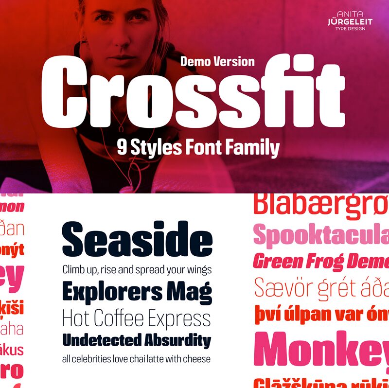 Crossfit Шрифт