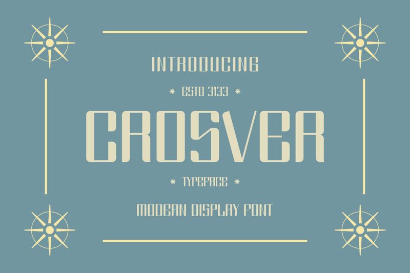 CROSVER Czcionka
