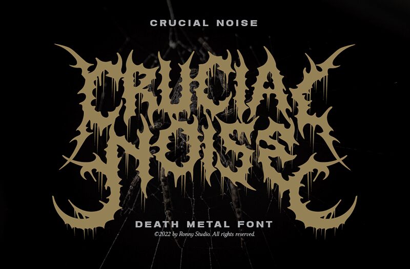 Crucial Noise Druh písma