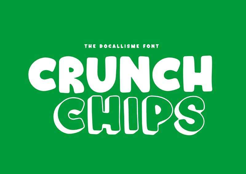 Crunch Chips Czcionka
