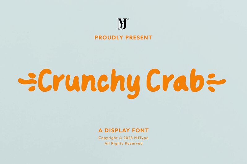 Crunchy Crab Czcionka