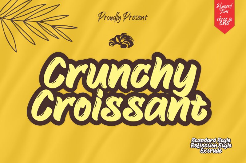 Crunchy Croissant Czcionka