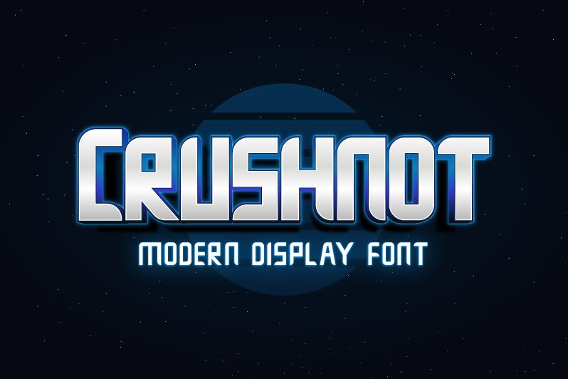 Crushnot Schriftart