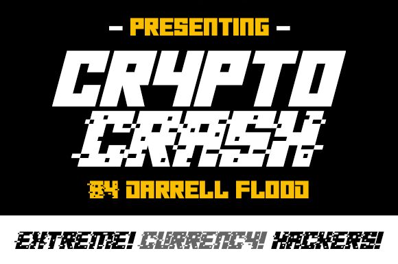 crypto CRASH Schriftart