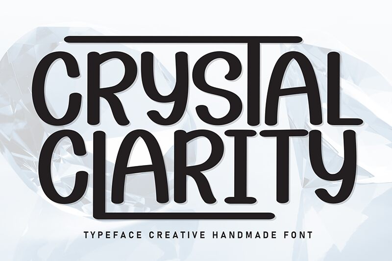 Crystal Clarity Schriftart
