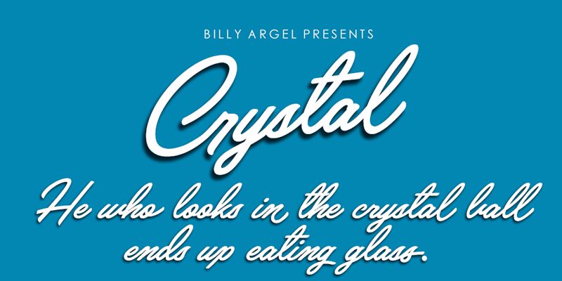 Crystal Schriftart
