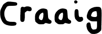 Craaig Medium 字体预览