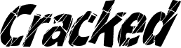 CrackedNarrowItalic