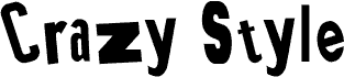 Crazy Style Regular 字体