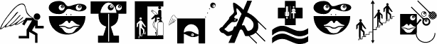 Preview of the CrazyWorld font