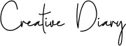 Preview of the Creative Diary font