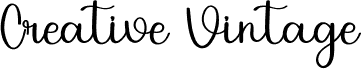 Preview of the Creative Vintage font