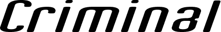 Criminal Italic